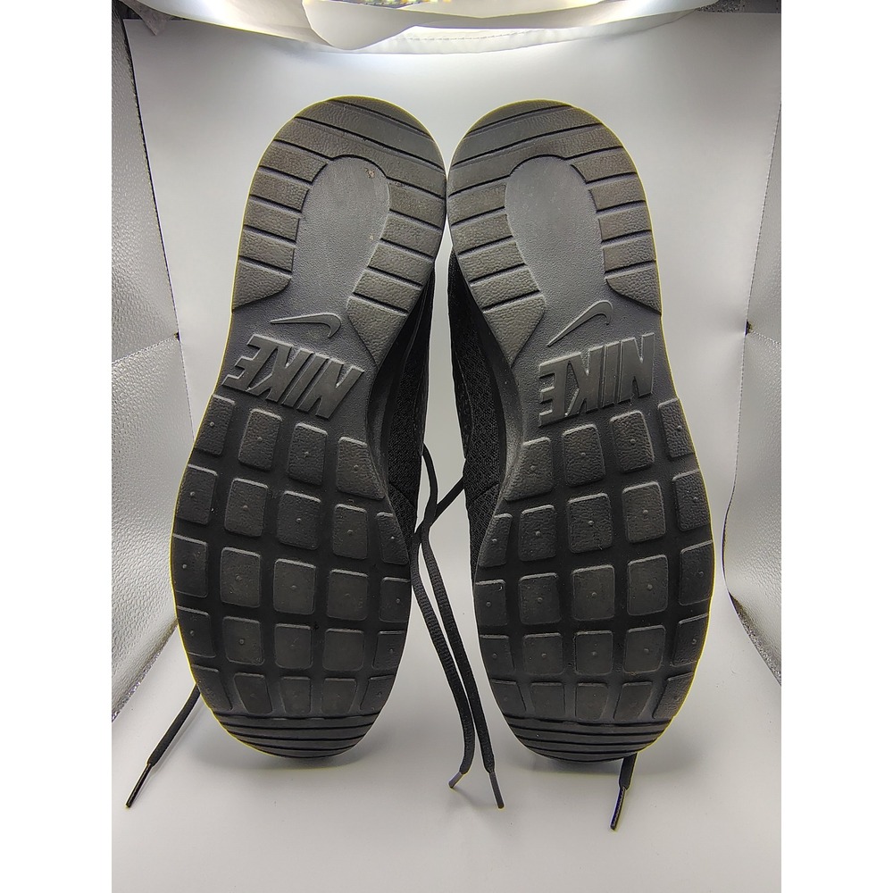 Nike Tanjun Triple Black Mens Running Shoes Sneakers 812654-001 Size 14 - Picture 3 of 10